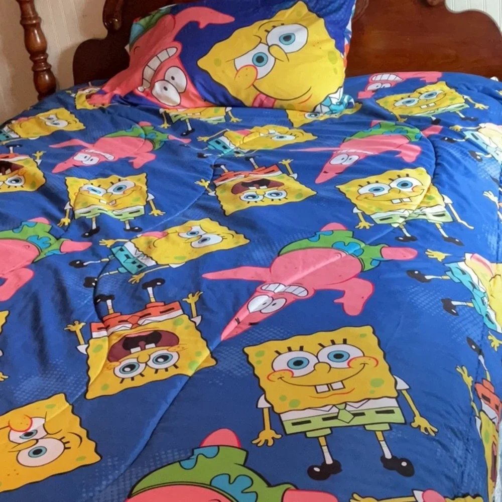 Sponge Bob twin bed set 4 piece